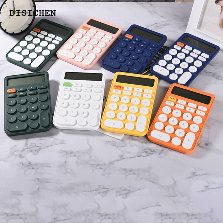 DISICHEN%20Luxury%20Pocket%20Calculator,%20Mini%20Standard%20Function%20Desktop%20Calculator%2012-Digit%20Handheld%20Phone%20Size%20Calculator%20for%20Learning%20Office%20-%20Image%205