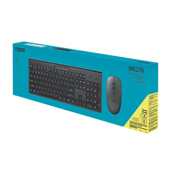Rapoo MK270 Keyboard and Mouse Combo | Wireless and Bluetooth