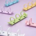 Durable Detachable Metal Spiral Rings Binder Clip DIY Diary A8 Paper Binder Clips High Quality Album Loose Leaf Ring Notebook Planner. 