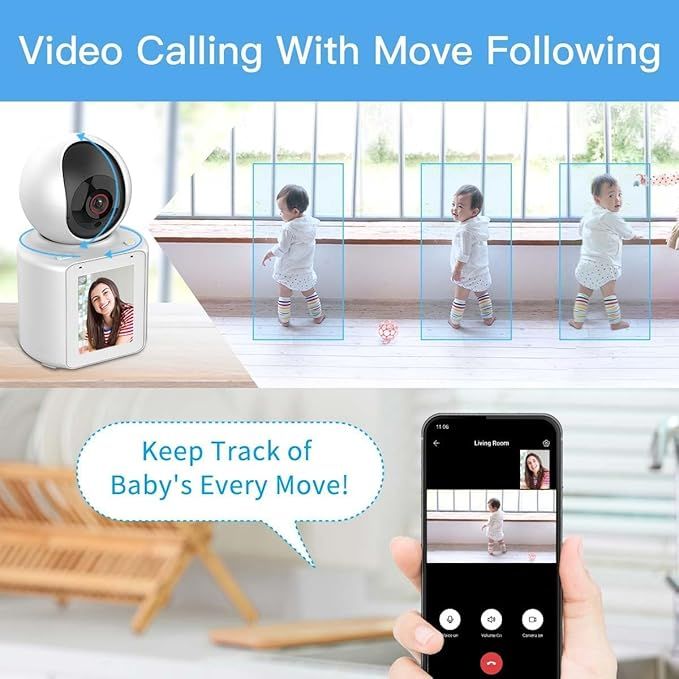 ChatCam%20-%20Home%20Two%20Way%20Video%20Calling%20Surveillance%20Device%20For%20Elderly,%20Friends%20and%20Family%20One%20Click%20Call%20and%20Answer,%201080p%20Video%20Capture%20Resolution,%20Alert%20Type,%20Indoor%20Usage%20-%20Image%204