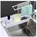 Kitchen Sink Strainer Drain Retractable Sink Stand Sponge Soap Holder Drain filter (multicolor). 