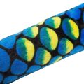 Plush Giant Snake Realistic Stuffed Animal Red Eyes Toy Gifts Blue. 