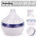 Wenefang 300ml Humidifier Electric Aroma Air Diffuser Wood Ultrasonic Air Humidifier Essential Oil Aromatherapy Cool Mist Maker For Home. 