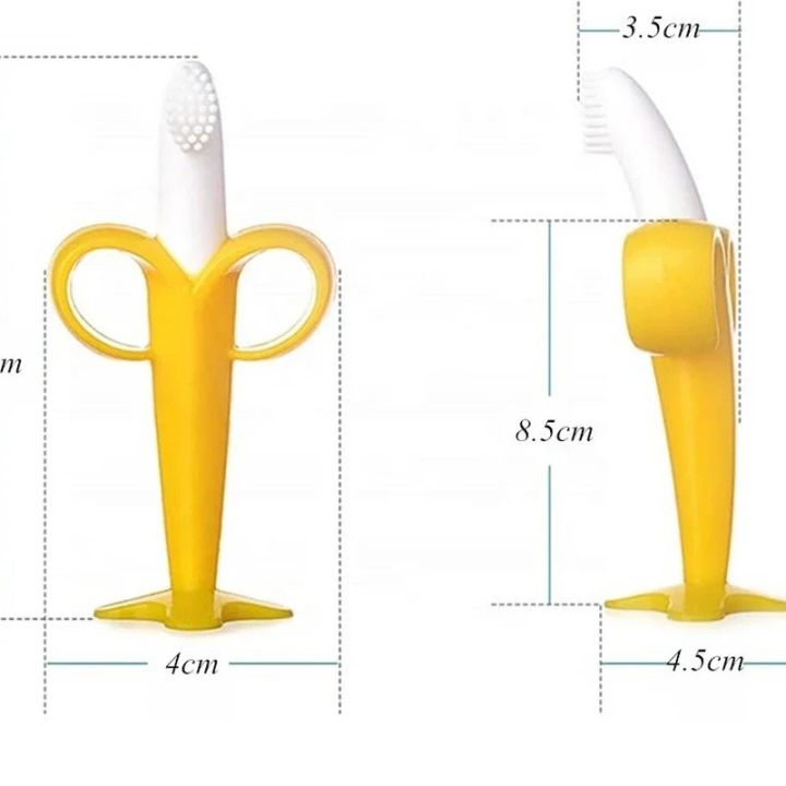 Banana%20Shape%20Baby%20Silicone%20Training%20Toothbrush%20%E2%80%93%20Safe%20Teether%20Chew%20Toy%20-%20Image%202