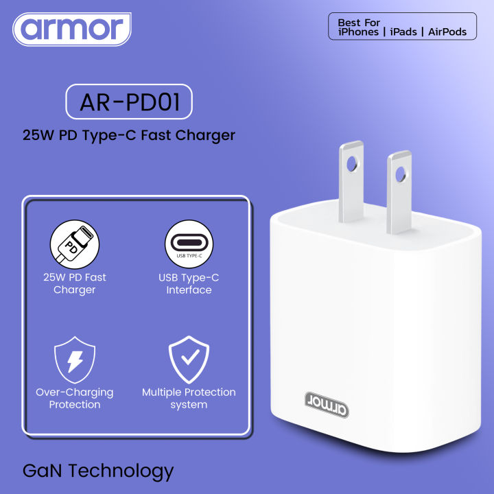 ARMOR%20PD-01%20%7C%2025W%20USA%20Pin%20Charger%20With%20Type%20-%20C%20Port%20-%20Fast%20Charging%20Dock%20%7C%20Supports%2016,%2015,%2014,%2013,%2012,%2011%20Series%20&%20More%20-%20Image%204