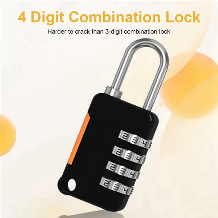 2PCS%204%20Digit%20Number%20Combination%20Pad%20Lock%20Padlock%20Outdoor%20Waterproof%20Lock%20Suitcase%20Luggage%20Security%20Coded%20Lock%20Easy%20Install%20-%20Image%204