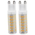 NXFDSIOZ 4-Pack, G9 LED Bulb - 7W / 550LM , 60 Watt Halogen Bulbs Equivalent, Warm White 3000K, 360 Degree Beam Angle. 