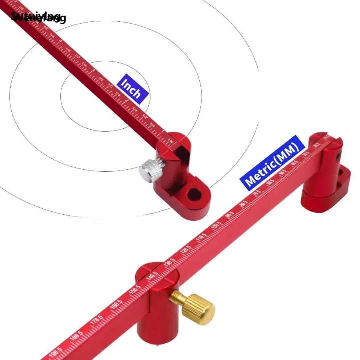 Wenefang Sutuiying Metric Inch Adjustable Drawing Circle Ruler ...