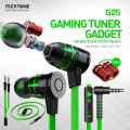 Plextone Hammered G25 Gaming Earhone With Mic In Ear Noise Isolation Headsets Variables Sound Cell For Replace. 