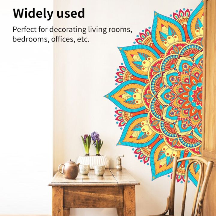 Colourful%20Mandala%20Lotus%20Wall%20Stickers,%20Home%20Room%20Decoration,%20Meditation,%20Stickers%20Wall%20Stickers,%20Yoga%20Studio%20Poster%20-%20Image%205