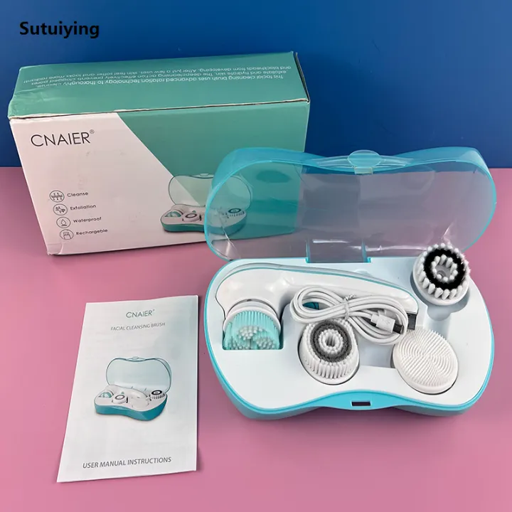 Sutuiying%204%20in%201%20Electric%20Face%20Cleaner%20Brush%20Waterproof%20Rotating%20Face%20Profesional%20Washing%20Brush%20Handheld%20Spinning%20Face%20Cleaning%20Brush%20-%20Image%207