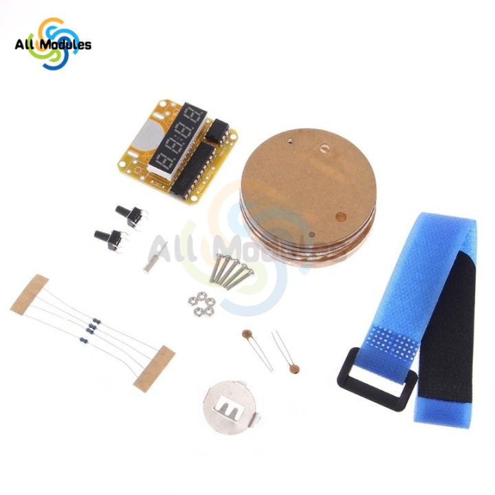 Digital Watch Electronic Clock Kit Single-chip LED Watches Electronic ...