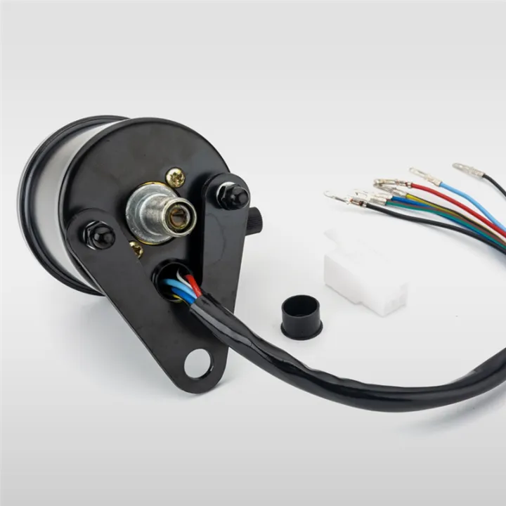 Cafe%20Retro%20Motorcycle%20Modified%20Gauge%20LED%20Indicator%20Mechanical%20Speedometer%20Odometer%20220Km/H%20Motorcycle%20Parts%20-%20Image%203