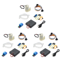 CGearuppt 3Set Automatic Irrigation DIY Kit Water Pump Soil Moisture Detection Garden Drip Watering Watering Irrigation System. 