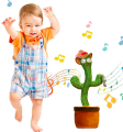 Dancing cactus toy | Talking cactus Stuffed Plush Toy | Electronic toy with song plush cactus potted toy | Early Education Toy For kids. 