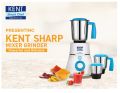 KENT 600 W Sharp 3 Jar  Mixer Grinder. 