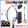 33Cm Selfie Led Ring Light With 7 Fit Tripod Stand | Dimmable 3 Light Modes. 