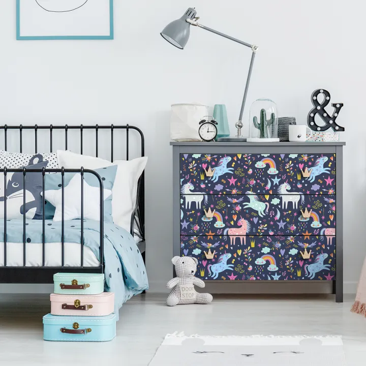 Artsy%20Home%20Kids%20Children's%20Unicorn%20Furniture%20Sticker%20120cm%20x%2040cm%20-%20Image%205