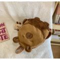 New Cute Capybara Plush Backpack Casual Cartoon Animals Bag Students School Bag Handbag. 