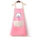 Waterproof And Oil Proof PVC Aprons With Front Pouch Pocket | Cute Printed PVC Apron With Front Pocket For Kitchen. 
