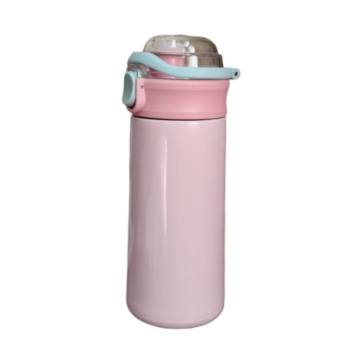 Carter Pea Cup 600Ml Cute Water Bottle With Handle For Children, Kids, Youngsters, Stainless Steel Baby Cup With Insulation For Children, Leak-proof Insulated Bottle, Thermal Cup, Baby Bottle, Baby Water Bottle