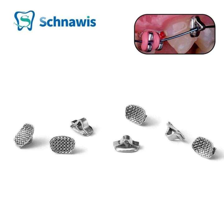 Caplin Button 10Pcs/Bag Dental Orthodontic Direct Bonded Eyelet Traction Composite ...