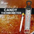 Profesional Instant Read Candy Thermometer - 3 Display Modes, Stainless Steel, Perfect For Baking, Candle Making Cooking. 