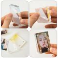 Acrylic Mini Photo Frame Kpop Photocard Holder Magnetic Idol Card Display Stand Picture Collect Book Cute Photo Protector Decor. 