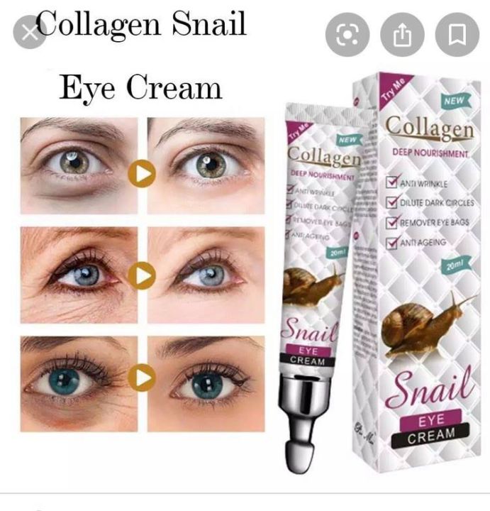 Collagen & Snail Deep Nourishing Eye Cream – 20ml