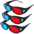 Red Blue 3D Glasses 3D Movie Glasses Anti-Polarization Design Fullhouse. 