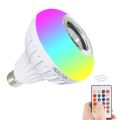 Remote Controlled Color Changing Bluetooth Smart Led Disco Light Bulb Speaker. 