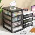 【Hot New Release】Organizer Storage Drawer Type Box Drawers Desktop Plastic Desk Jewelry Cabinet Container Table Case Sundries Makeup Trays. 
