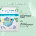 BabyChakra 100% Natural Vapour Patches for babies with Eucalyptus & Peppermint Oil | Camphor Free | Quick Relief from runny nose & nasal congestion | Lasts Up to 8 Hrs (5 Patches). 