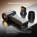 Powerful Turbo Fan Handheld Blower 1200G Thrust Brushless Duct Fan 320W Violent Car Air Blower. 