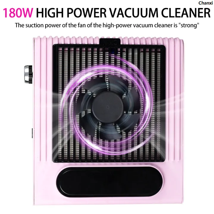 ChanxiSales%20promotion%20180W%20Nail%20Dust%20Collector%20Adjustable%20Wind%20Speed%20Nail%20Dust%20Vacuum%20Cleaner%20With%20Recyclable%20Filter%20For%20Manicure%20Machine%20Strong%20Fan%20-%20Image%202