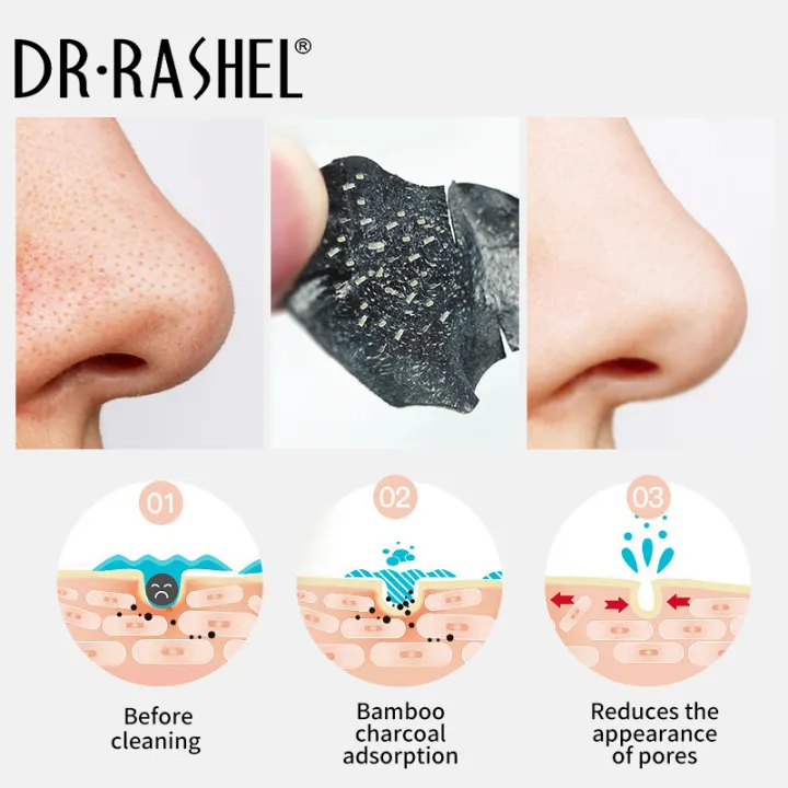 Dr.%20Rashel%20Black%20Charcoal%20Deep%20Cleansing%20Blackheads%20Remover%20Nose%20Strips%20Face%20Mask%20(6%20Strips)%20-%20Image%205