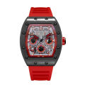 [ZIDO] Fully Automatic Quartz Luminous Sports Richard Style Men's Watch. 