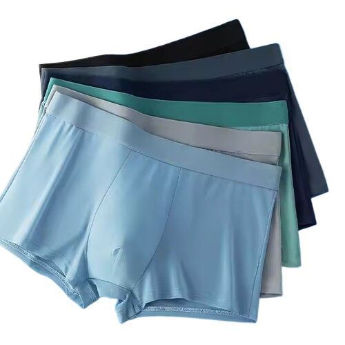 3%20Pieces%20Men's%20Ice%20Silk%20Boxer%20Cool%20Seamless%20Underwear%20Breathable%20Quick%20Dry%20Men%20Trunk%20-%20Image%202