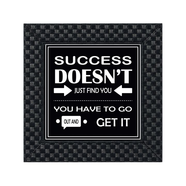 "did%20you%20workout%20today"%20quote%20-Matt%20Laminated%20printed%20poster%20with%20checker%20frame%20(4%20pcs%20set)9x9In%20-%20Image%203