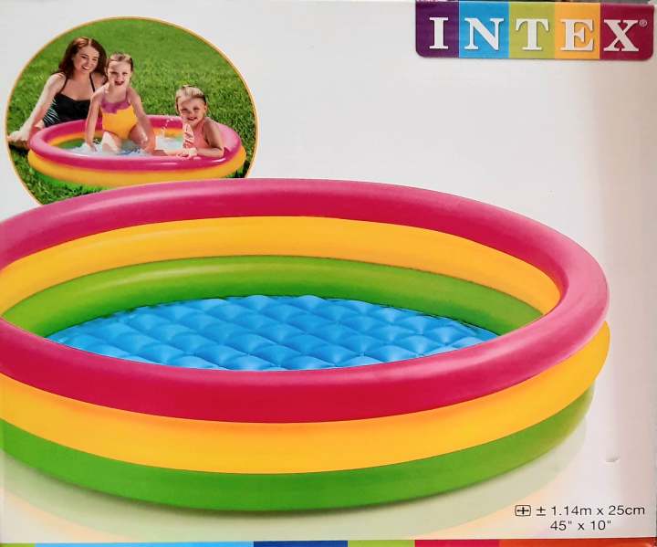 Intex%20Swimming%20Pool%20,%20Baby%20Pool%20Intex%20Sun%20Glow%20Pool,%20bath%20top%20(1.14m%20x%2025cm)%20+%20Pump%20-%20Image%202