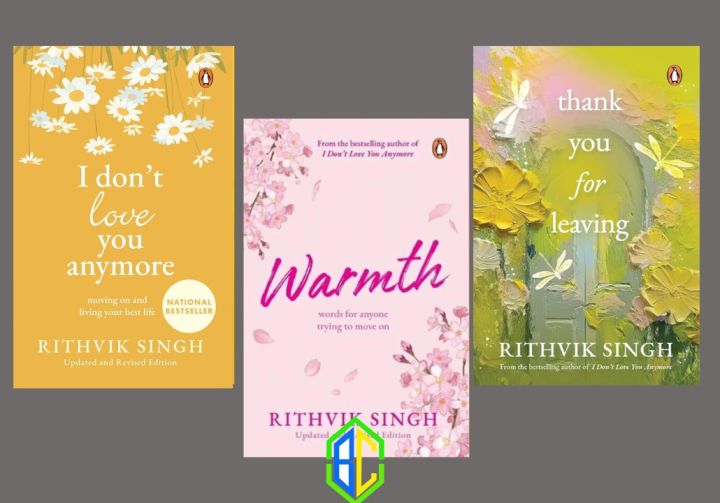 Rithvik 3 Books Set( I Don't Love You Anymore, Warmth and Thank You for ...