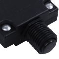 (COKP) 2X AC 125/250V 10A Circuit Breaker Thermal Overload Protector Black. 