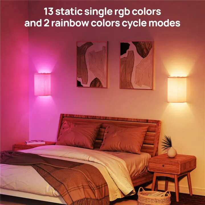Rechargeable%20Wall%20Sconce%20Magnetic%20Wireless%20Lamp%20Set%20Kit%20RGB%20Colors%20Dimmable%20with%20Fabric%20Linen%20Shade%20and%20Remote,%20Lighting%202Pcs%20-%20Image%204