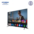 Hyundai 75 Inch QLED 4K UHD Google Smart TV | Android 14 | Dolby Audio | 64GB Storage | Bluetooth 5.2 | Frameless Smart Television. 