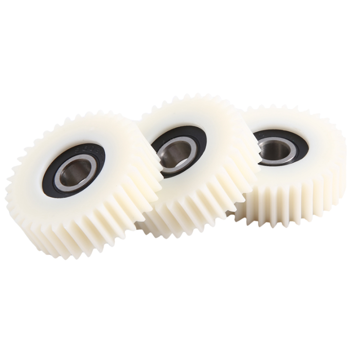 3-Pack 36 Tooth 38mm Nylon Motor Gears - Replacement Electrical Motor Clutch Gears
