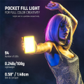 OYPFXMI VL67C RGB Selfie Light with APP Control, 94 LED Camera Light, Portable Front & Back Phone Clip for Video Conference. 