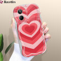 Jizetin for Realme 10 Back Cover Colorful Love Cream Wavy Edge Soft Silicone Phone Case. 