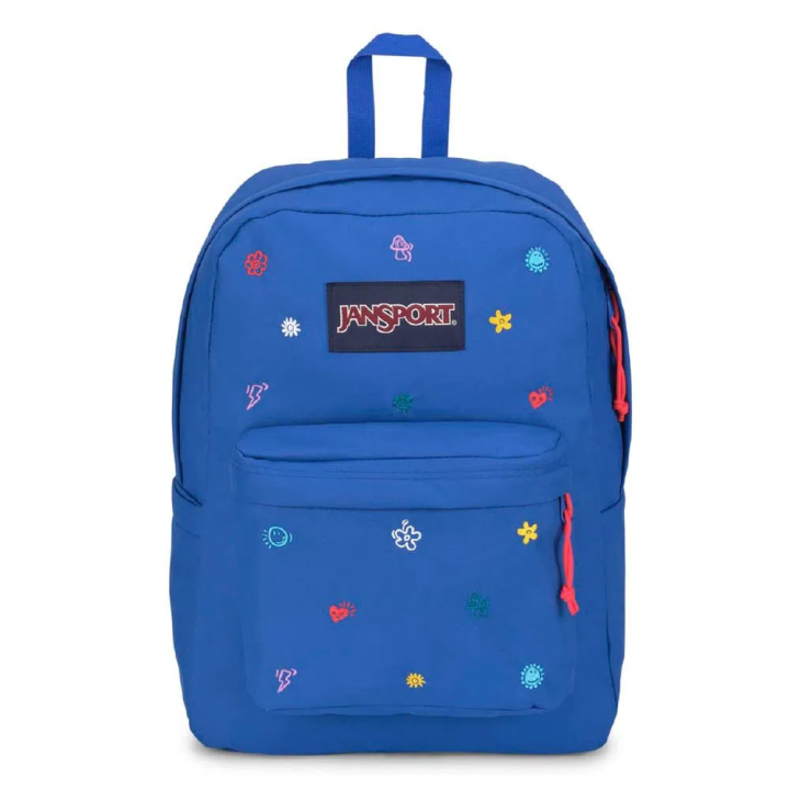 Jansport SuperBreak Plus FX Backpack Kidcore Charms