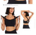 Top Quality Plus Size Adjustable Shockproof Front Zip Sports Bra For Women. 