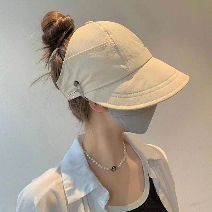 Sun%20Hats%20for%20Women%20Wide%20Brim%20Hollow%20Top%20UV%20Protection%20Summer%20Baseball%20Cap%20Outdoor%20Sunscreen%20Hat%20-%20Image%202